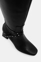 Шкіряні чоботи Karl Lagerfeld BEATA чорний KL31474.000