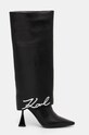 Ботуши Karl Lagerfeld DEBUT II KL32084.F0X черен AW24