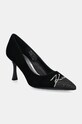 Γόβες σουέτ Karl Lagerfeld SIENNA στιλέτο μαύρο KL32702.500