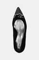 Karl Lagerfeld tocuri din piele intoarsa SIENNA negru KL32702.500