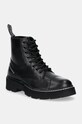 Шкіряні черевики Karl Lagerfeld KAMDEN без утеплення чорний KL40450.000