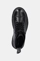 Шкіряні черевики Karl Lagerfeld KAMDEN чорний KL40450.000