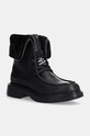 Karl Lagerfeld cizme de piele MACIE usor izolat negru KL41254.000