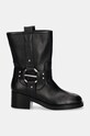 Шкіряні черевики Karl Lagerfeld BROOKLYN KL41770.100 чорний AW24
