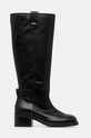 Karl Lagerfeld ghete de piele BROOKLYN KL41790.000 negru AW24