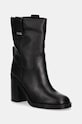 Δερμάτινες μπότες Karl Lagerfeld BROOKLYN χωρίς μόνωση μαύρο KL41874.100