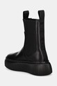 Παπούτσια Δερμάτινες μπότες τσέλσι Karl Lagerfeld KREEPER KL42344.000 μαύρο