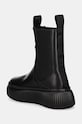 Boty Kožené kotníkové boty Karl Lagerfeld KREEPER KL42344.000 černá