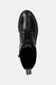 Kožené workery Karl Lagerfeld BURLY BIKER černá KL43455.000