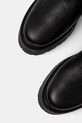 Kožené čižmy Karl Lagerfeld BURLY BIKER čierna KL43490W.100