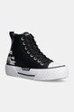 Karl Lagerfeld trampki skórzane KAMPUS MAX III płaska czarny KL60643T.000