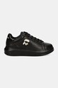 Karl Lagerfeld sneakersy skórzane KAPRI KL62530N.00X czarny AW24