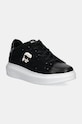Karl Lagerfeld sneakersy KAPRI NFT tekstylny czarny KL62531W.W00