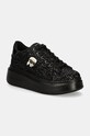 Кроссовки Karl Lagerfeld ANAKAPRI платформа чёрный KL63531N.G0X