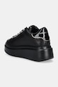 Obuwie Karl Lagerfeld sneakersy skórzane ANAKAPRI KL63579D.00G czarny