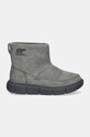 Μπότες χιονιού σουέτ Sorel SOREL EXPLORER III SLIP 2077971052 γκρί AW24