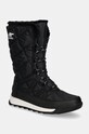 Sorel cizme de iarna WHITNEY II PLUS TALL LAC izolat negru 2088261010