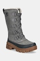 Sorel cizme de zapada din piele intoarsa TORINO V TALL WP OUTDRY izolat gri 2106691052