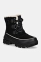 Шкіряні черевики Sorel TORINO V WP OUTDRY замша чорний 2106701010
