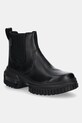 Kožené topánky chelsea Sorel ONA AVE CHELSEA BOOT WP usňová koža čierna 2102161010