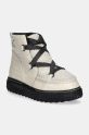 Sorel stivali da neve in pelle ONA AVE ALPINE BOOT LUX pelle fiore beige 2103541192