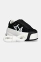 Naked Wolfe sneakers din piele intoarsă Scandal platformă negru Scandal.Black