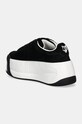 Încălțăminte Naked Wolfe sneakers din piele intoarsă Scandal Scandal.Black negru