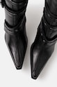 Δερμάτινες μπότες New Rock ITALI NEGRO + MALICIA TACON CARIBE ACERO M.9029.C10 μαύρο