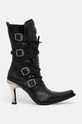 New Rock leather ankle boots ITALI NEGRO FINO + MALICIA TACON CARIBE ACERO M.9373.S8 black AW24