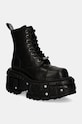 Кожени кубинки New Rock CRUST NEGRO IMPERFECT TANK NEGRO TORNILLOS без изолация черен M.TANK083.C1