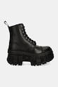 Кожаные полусапоги New Rock CRUST NEGRO + TANK CASCO NEGRO M.WALL083C.S5 чёрный AW24