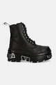 Δερμάτινα workers New Rock CRUST NEGRO + REACTOR NEGRO M.WALL083CCT.S12 μαύρο AW24