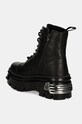 Shoes New Rock leather biker boots CRUST NEGRO + REACTOR NEGRO M.WALL083CCT.S12 black