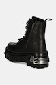 Παπούτσια Δερμάτινα workers New Rock CRUST NEGRO + REACTOR NEGRO M.WALL083CCT.S12 μαύρο