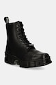 New Rock bocanci de piele CRUST NEGRO + TOWER CASCO NEGRO cu snur negru M.WALL083CCT.S7