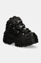 New Rock leather sneakers CRUST NEGRO + TANK CASCO NEGRO low black M.WALL106.S12