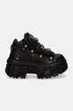 Δερμάτινα αθλητικά παπούτσια New Rock CRUST NEGRO + TANK CASCO NEGRO M.WALL106.S12 μαύρο AW24