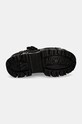 Δερμάτινα αθλητικά παπούτσια New Rock CRUST NEGRO + TANK CASCO NEGRO M.WALL106.S12 μαύρο