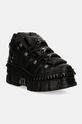 New Rock sneakers CRUST NEGRO + TOWER CASCO NEGRO grain leather black M.WALL106.S13