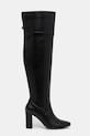 Vysoké čižmy Twinset 242TGT056.00006 čierna AW24