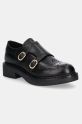 Twinset pantofi de piele piele negru 242TGT092.00006