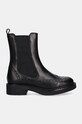 Шкіряні черевики Twinset 242TGT090.00006 чорний AW24