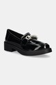 Aldo mocasini DINARA imitatie de piele lacuita negru 13806014.DINARA