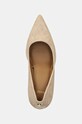Замшеві туфлі BOSS Janet бежевий 50503640.270