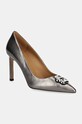 BOSS stilettos de piele Janet subțire argintiu 50529832.042