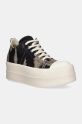 Rick Owens tenisi Double Bumper Low Sneaks textil negru DS02D2832.DBSUN