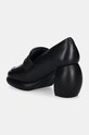 Obuwie Clarks Originals czółenka skórzane CUR Loafer 1 26178343 czarny