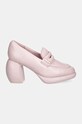 Kožne salonke Clarks Originals CUR Loafer 1 26180952 roza AW24