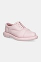 Kožne cipele Clarks Originals CUR Oxford 1 platforma roza 26180961