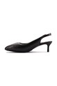 Obuwie Clarks Originals szpilki skórzane CUR Sling 1 26180966 czarny